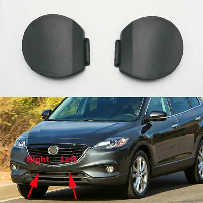 Pair Front Bumper Grille Tow Hook Cover For Mazda CX-9 CX9 2013-2015 • $7.65