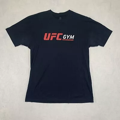 UFC Gym T Shirt Mens Medium Black Short Sleeve Cotton Blend • $9.74