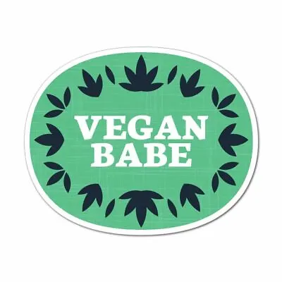 Vegan Girl Sticker Decal Animal Vegan Planet Baby • $5.99