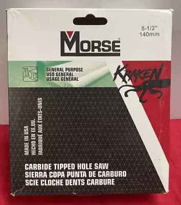 MK Morse MHST88 131889 - 5-1/2  Carbide Tipped Hole Saw • $49.99