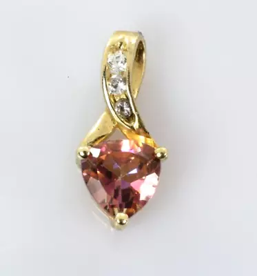 Sunrise Mystic Topaz Pendant In 10k Yellow Gold • $118.99