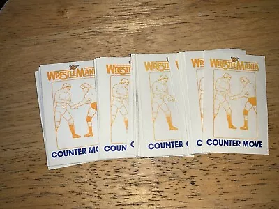 WWE WWF Wrestlemania VCR Game Countermove Cards Wrestling • $10.99