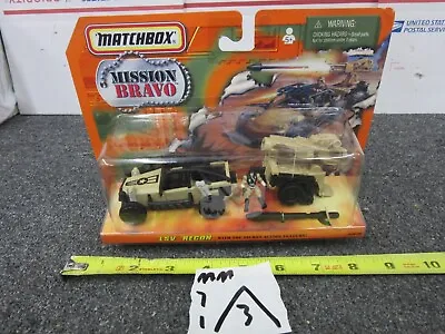 Matchbox Military LSV RECON Mission Bravo Vehicle Figure Weapon (MM.7.1.) • $34.99