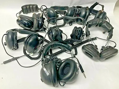 $199.97 • Buy Lot Of 7 Racing Headset Headphones Radio Shack/Avcomm 