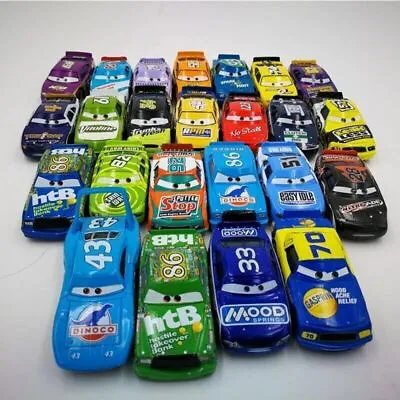 Disney Pixar Cars Racers Of Lightning McQueen Diecast Toy Vehicle 1:55 Kids Gift • £8.40