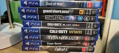 PS4 Games - All Very Good Condition (God Of War Days Gone Titanfall 2) • $15
