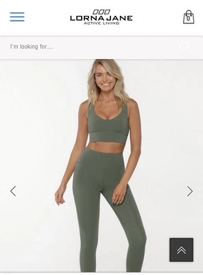 $25 • Buy Lorna Jane Green Leggings Size L