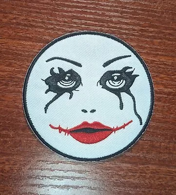 Lady Joker Patch Pretty Cute Eyes Clown Face Embroidered Iron On Patch 3.25  • $3