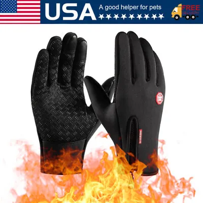 Thermal Windproof Waterproof Winter Gloves Touch Screen Warm Mittens Men Women • $4.99