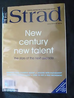 The Strad Magazine Jan 2000 New Century New Talent Piatigorsky • $14.74