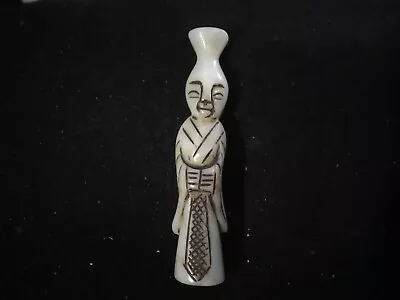 4/17A Ancient Chinese Song-Ming Dynasty Jade Statue/Amulet 900-1600 Ad • $16