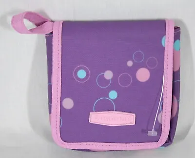 Rare! Gumdrop Purple & Pink Canvas Infant Pacifier Carrier Hand Bag + 25 Wipes • $12.99