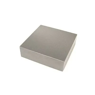 Solid Steel Jewellers Bench Block 4.0  X 4.0  X 0.75  Dapping Doming Hammering • £12.99