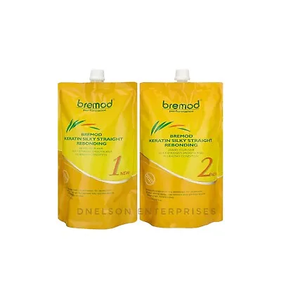 BREMOD Keratin Silky Straight Rebonding Set - For Professional Use Only • $69.95