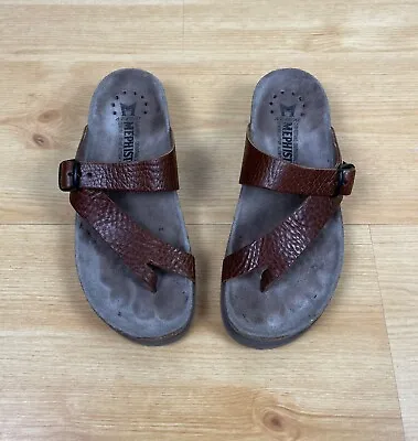 Mephisto Helen Brown Leather Sandals Lightly Used EUC  • $90