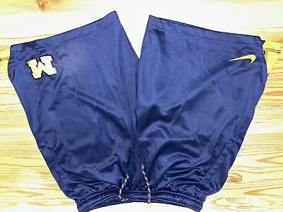 University Of Michigan Wolverines Nike Team Issued Shorts Blue Men’s Medium • $30