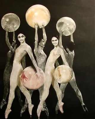 G H Rothe Baby Ballerinas Hand Signed On Paper Dancer Limited Edition L@@K! • $3700