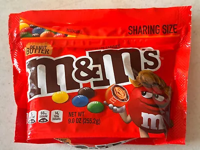 New Peanut Butter M&m's Milk Chocolate Candies 9 Oz (255.2g) Sharing Size Bag • $9