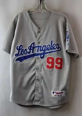 Men Majestic MLB Los Angeles Dodger #99 Manny Ramirez Baseball Jersey Size 48 XL • $42.74