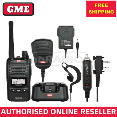 $319 • Buy Gme Tx6160 5 Watt Uhf Cb Handheld Radio Ip67 With Accessory Pack