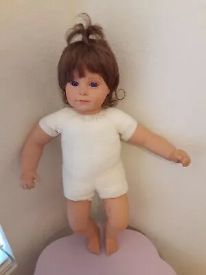 Vintage Telma Resch 20  Doll Vinyl & Cloth. Nude. PURPLE Eyes • $19