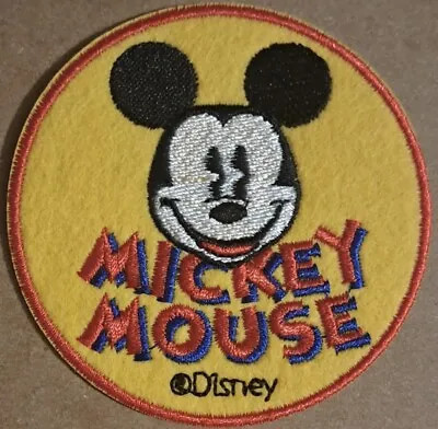 Disney Mickey Mouse Embroidered Iron On Patch • $8