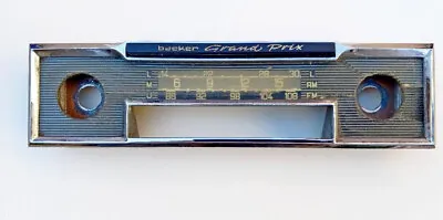 Vintage Mercedes BECKER  GRAND PRIX  Push Button BC/FM Car Radio Faceplate • $110