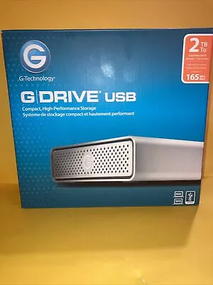 Used 🔥 G-Technology G-Drive 2TB External Hard Drive USB 3.0  🔥tested • $80