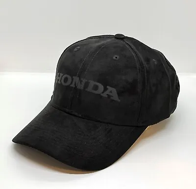 Honda Black Faux Suede Baseball Cap • £19.99