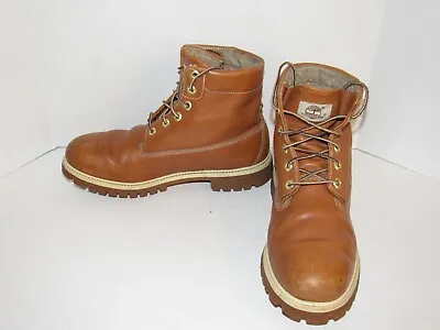 Timberland Premium 6  Tan Leather Classic Foldable Rare Boots Mens Size 10.5 M • $40