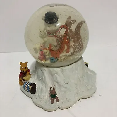 $64.95 • Buy Disney Winnie The Pooh TiggerM Snowman Music Box-Wish You A Merry Christmas