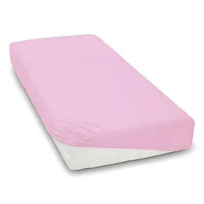 Super Soft Sheet 100% Cotton Jersey Stretchy Fit Moses Basket/Cot/Cotbed/Crib • £5.89