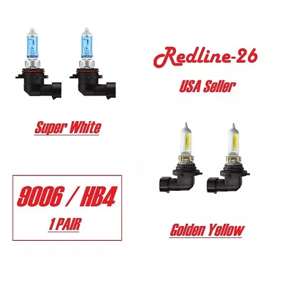 Halogen HID Xenon Headlight High / Low Beam & Fog Replacement Light Bulbs (Pair) • $8.95