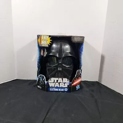 Star Wars DARTH VADER Electronic Helmet Mask Hasbro 2011 New • £38.58