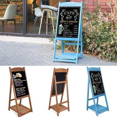 Wooden A Board Chalkboard Sign Menu Message Board Pavement Cafe Shop Pub • £34.93