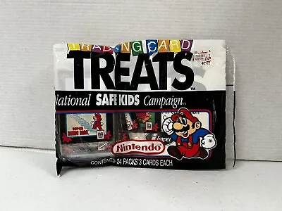 1991 Impel Trading Card Treats Nintendo Super Mario Bros Sealed Bag Rare • $32