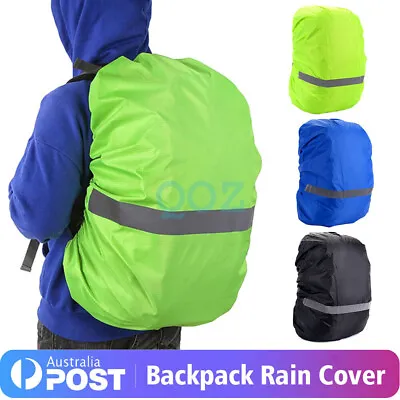 $3.79 • Buy Outdoor Foldable Camping Backpack WaterProof Rain Cover Rucksack Travel Bags AU