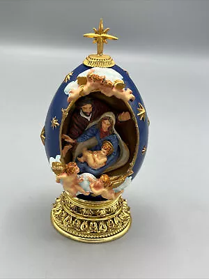 House Of Faberge The Nativity Enamel Egg #QPQ8779 Limited Edition Vintage • $29.95