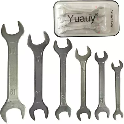 Double Ended 8 Mm Thru 19Mm Cone Wrench Bicycle Tool Kit Spanner Bike Cycling • $12.98