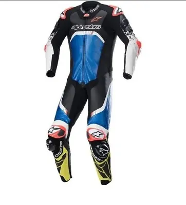 Men's Alpinestars Leather Motorcycle Suit MotoGP Motorbike StreetRacing Gear. • $280