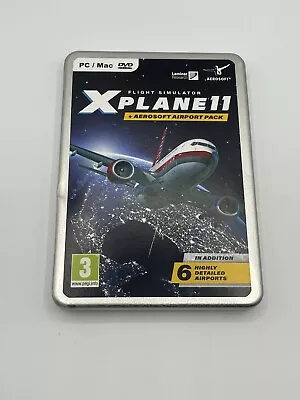 X-Plane 11 + Aerosoft Airport Pack PC Mac DVD Flight Sim Plane Simulation Game • $54.86