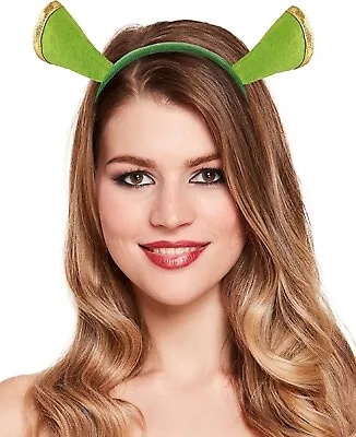 £3.70 • Buy Green Fancy Dress Shrek Ears Ogre Headband Alice Band Costume Accessory Fiona Do