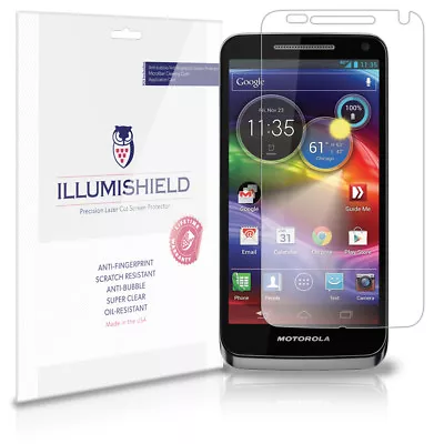 ILLumiShield Anti-Bubble/Print Screen Protector 3x For Motorola Electrify M • $7.65