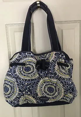 Vera Bradley Starry Night Shoulder Tote Blues Yellows Nautical Van Gogh 12x10 • $19.50