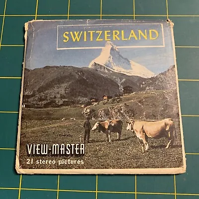 View-Master Switzerland Nations Of The World Series - 3-reel Set B185 Booklet 2C • $10