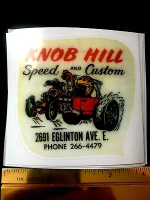  KNOB HILL Speed Shop Vintage Drag Racing Sticker Decal • $5.99