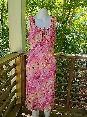 Vtg Charlotte Russe 1990s Y2k Milkmaid Cottagecore Dress M • $19.99