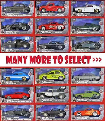 Jada FAST X AND FURIOUS DieCast VARIOUS Cars 1:32 (EXCL NO DINGS) (YOU PICK!) • $14.88