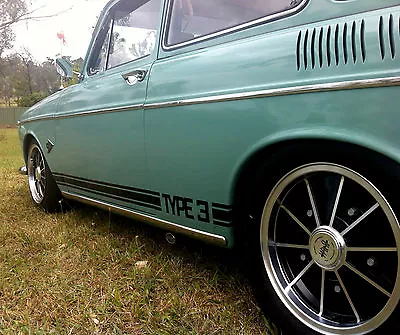 $70 • Buy VW Volkswagen Type 3 Repro Stripes Vinyl Decal Squareback Fastback Notchback