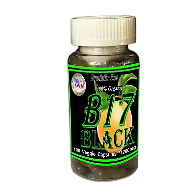 Black Ultimate Absorbing Vitamin B17 1200mg Pollution Free Apricot Kernel Extrac • $20.59